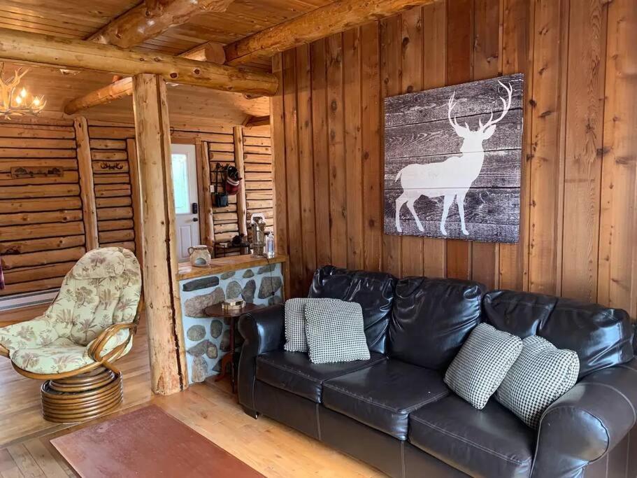 La Minerve Cozy Log Cottage מראה חיצוני תמונה